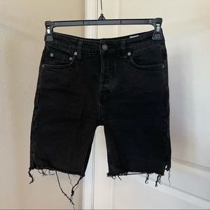 Free People | Black Cutoff Shorts